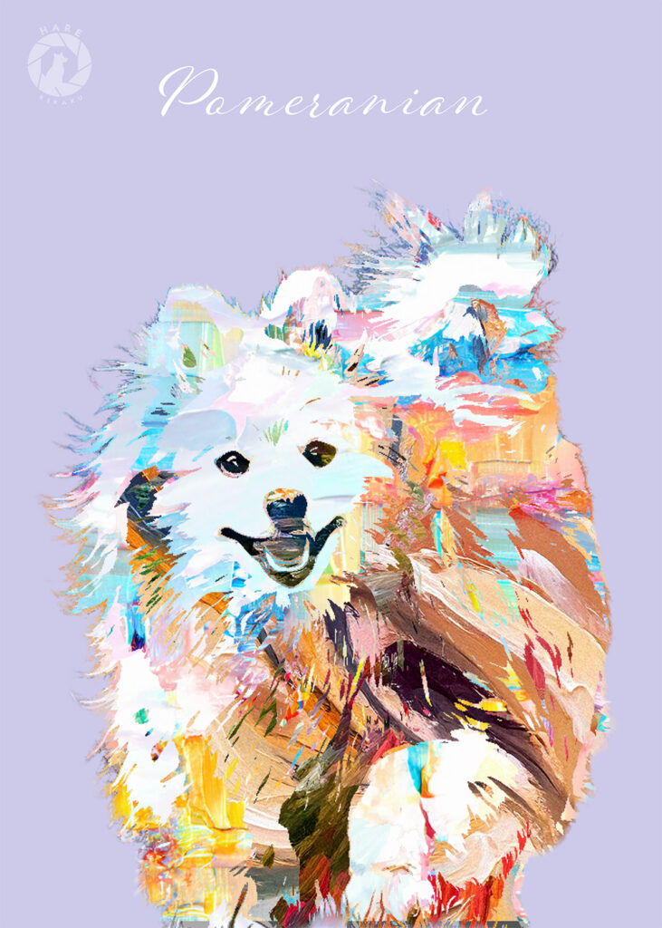 ポメラニアン_アート